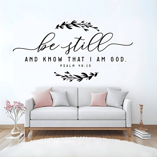 English Bible Wall Sticker Psalms