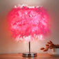 Feather Bedside Table Lamp