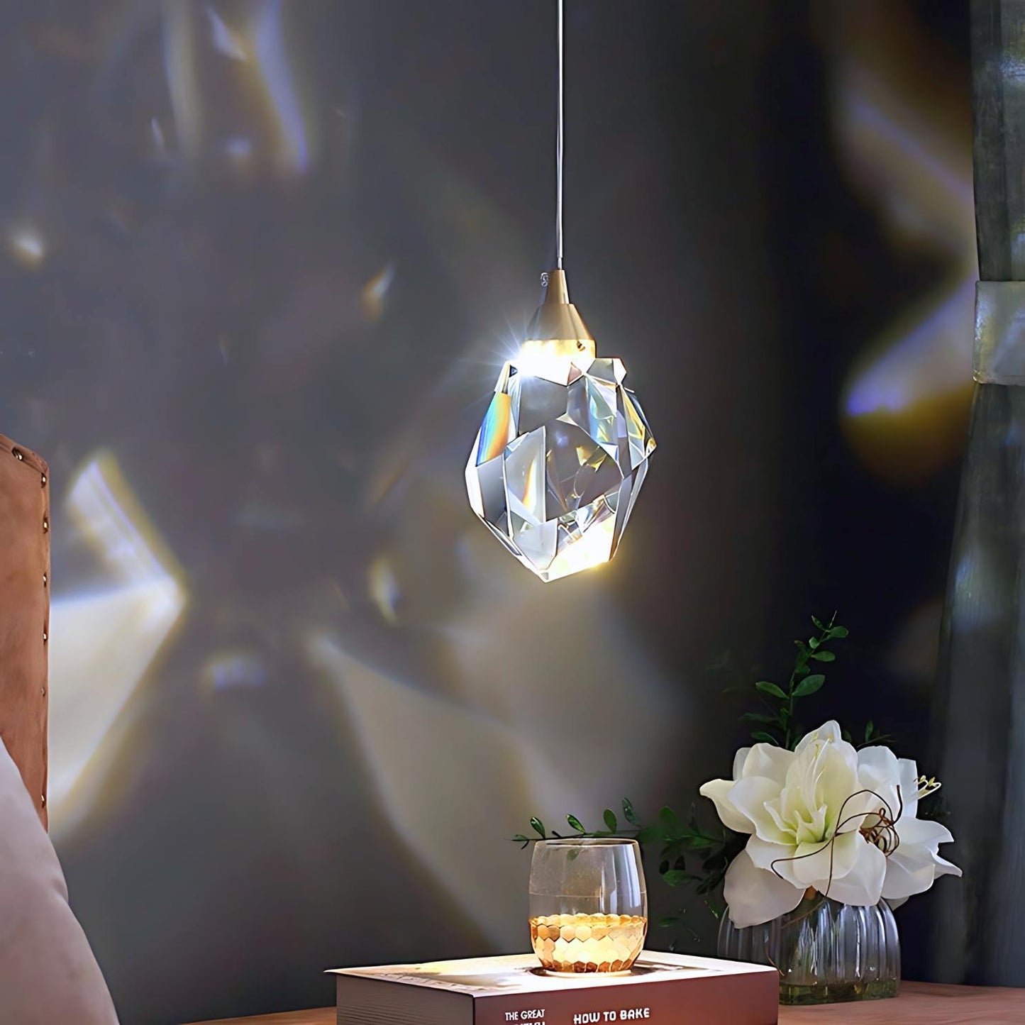 Luxury Crystal Diamond Fishline Chandelier