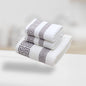 Golden Print Wrapped Bath Towel Set