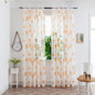 Mesh Flower Print Curtains