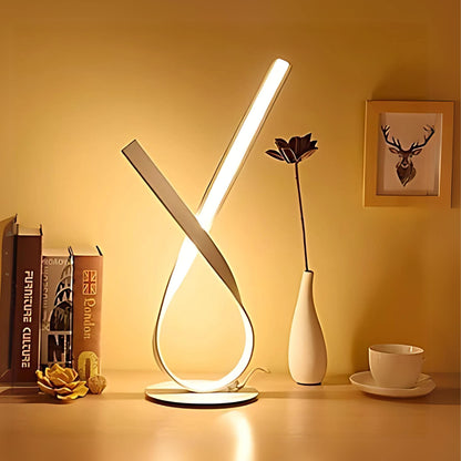 Modern Ribbon-Shaped Desk Lamp