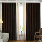 Solid Chenille Luxury Curtain Shades