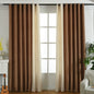 Solid Chenille Luxury Curtain Shades