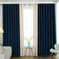 Solid Chenille Luxury Curtain Shades