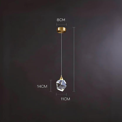 Luxury Crystal Diamond Fishline Chandelier
