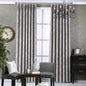 Lace Pattern Modern Chenille Blackout Curtains