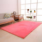 Large Solid Plush Mat Soft Carpet Non-Slip Area Rug