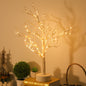 Winter Light Snow Covered Tree Branch Lamp