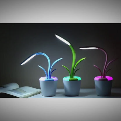 Sapling Plant Style LED Portable USB Table Lamp
