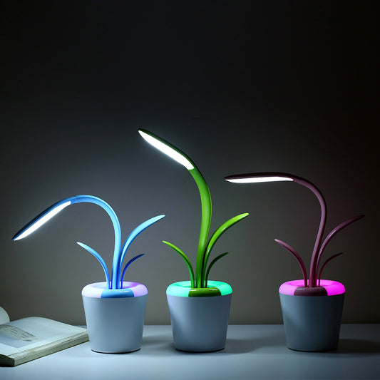 Sapling Plant Style LED Portable USB Table Lamp