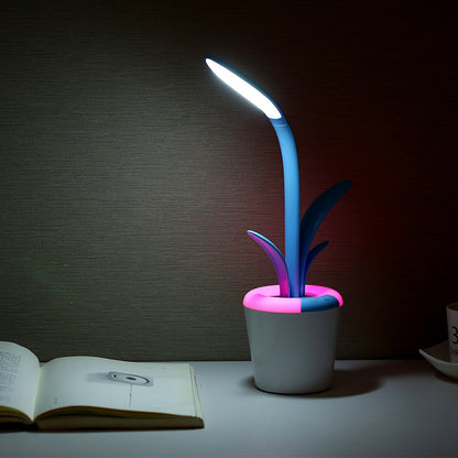 Sapling Plant Style LED Portable USB Table Lamp