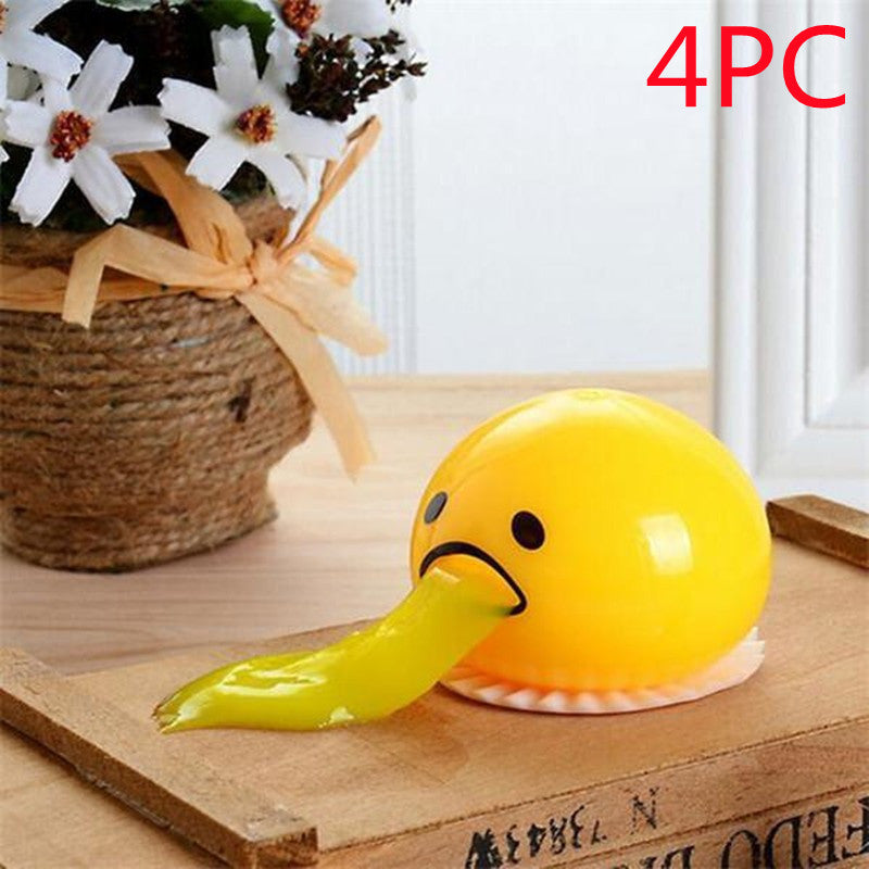 Auxmir 2pcs Vomiting Egg Yolk-The Puking Ball Toy