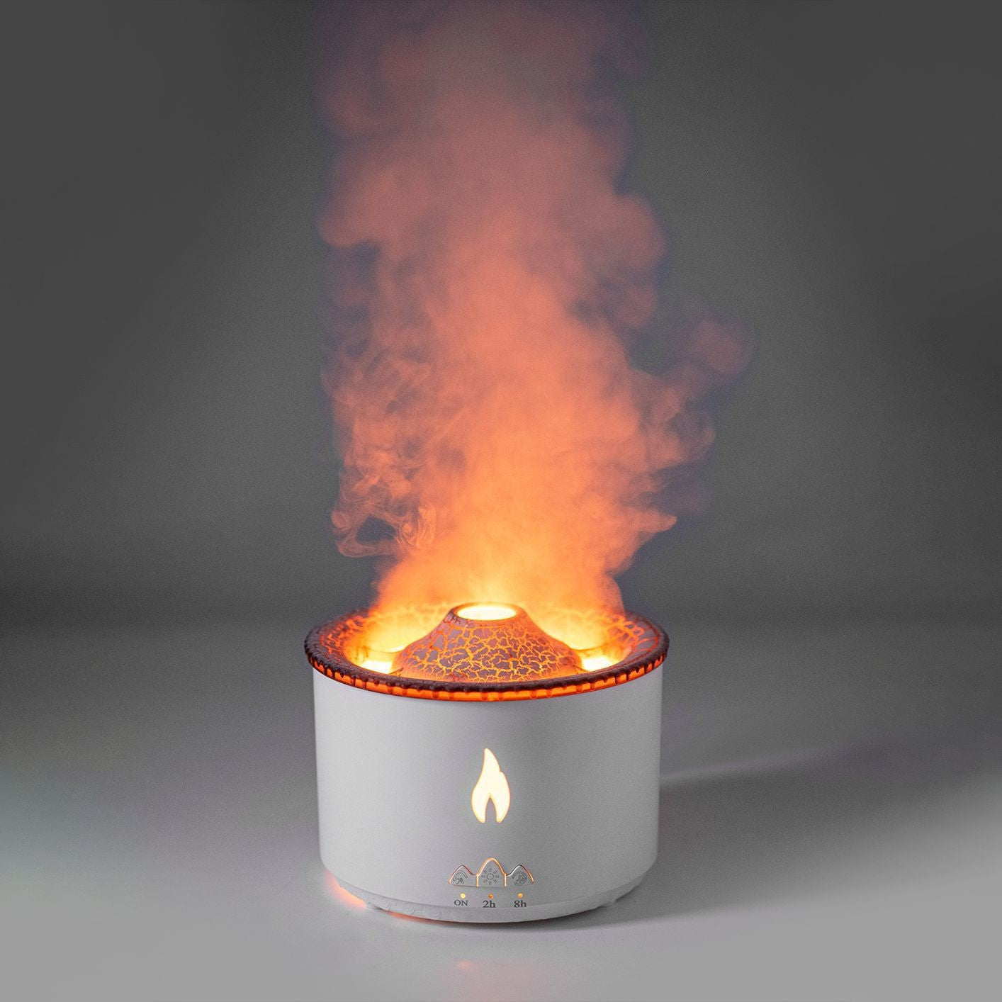 560ml Volcano Flame Remote Control Aromatherapy Air Humidifier Essenti –  Velortech